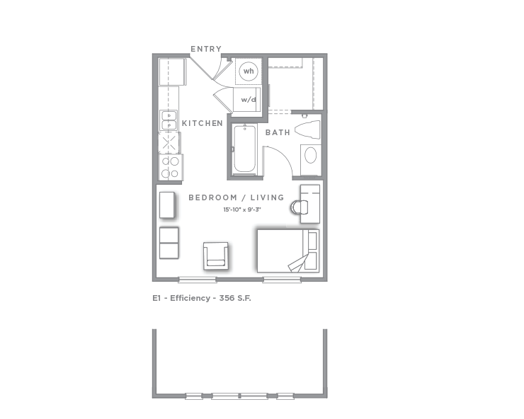 E1 floorplan