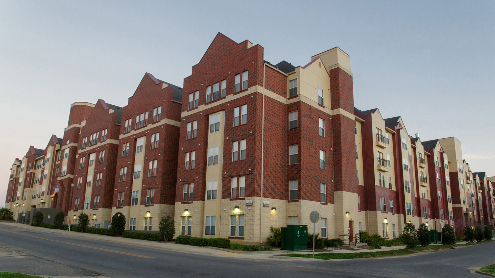 Student housing building exterior