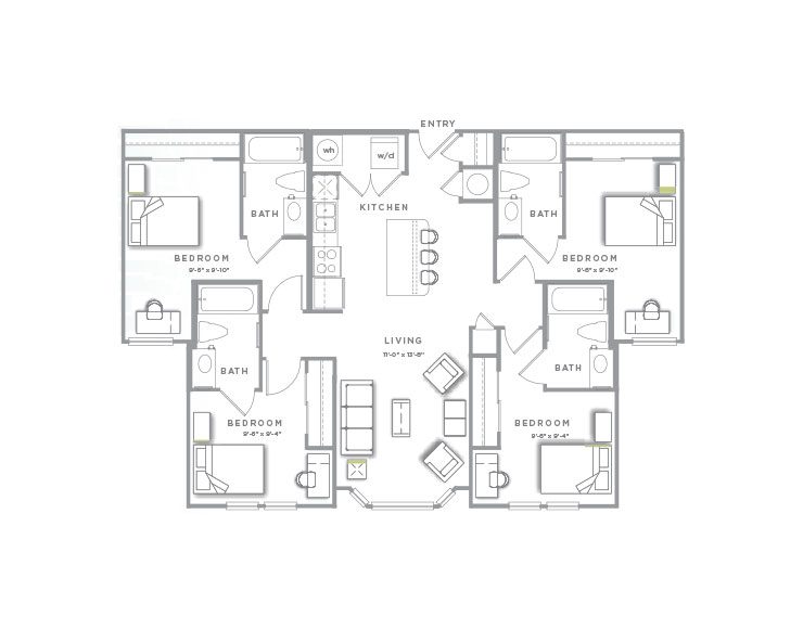 D2 Floor plan